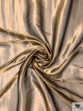 Italian Organza-Chiffon Metallic Lamé - Antique Bronze
