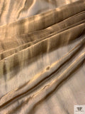 Italian Organza-Chiffon Metallic Lamé - Antique Bronze