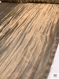 Italian Organza-Chiffon Metallic Lamé - Antique Bronze