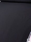 Italian Dotted Textured Brocade - Black