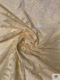 Iris Appliqué Embroidered Tulle - Cream