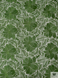 Floral Guipure Lace - Pickle Green