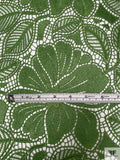 Floral Guipure Lace - Pickle Green