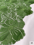 Floral Guipure Lace - Pickle Green