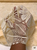 Floral Guipure Lace - Cream