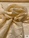 Floral Guipure Lace - Cream