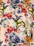 Watercolor Floral Printed Cotton Gauze - Multicolor