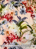 Watercolor Floral Printed Cotton Gauze - Multicolor