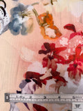 Watercolor Floral Printed Cotton Gauze - Multicolor