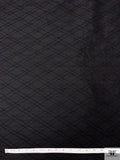 Diamond Pintuck Silk Dupioni - Black