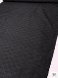 Diamond Pintuck Silk Dupioni - Black