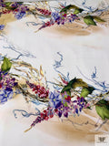Exotic Floral Printed Tricot Knit - Multicolor