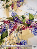 Exotic Floral Printed Tricot Knit - Multicolor