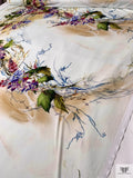 Exotic Floral Printed Tricot Knit - Multicolor