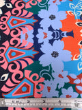 Floral Collage Printed Pique Knit - Multicolor