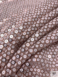 Stacked Sequined Tulle - Blush Nude / White