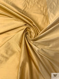 Striped Color-Block Yarn-Dyed Silk Shantung - Golden Butter / Butter