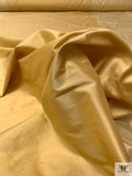 Striped Color-Block Yarn-Dyed Silk Shantung - Golden Butter / Butter