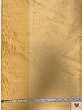 Striped Color-Block Yarn-Dyed Silk Shantung - Golden Butter / Butter