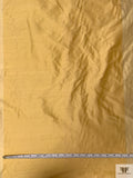 Striped Color-Block Yarn-Dyed Silk Shantung - Golden Butter / Butter