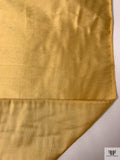 Striped Color-Block Yarn-Dyed Silk Shantung - Golden Butter / Butter