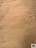 Horizontal Pinstripe Yarn-Dyed Silk Shantung - Tan