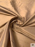Horizontal Pinstripe Yarn-Dyed Silk Shantung - Tan