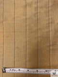 Striped Yarn-Dyed Silk Shantung - Tan / White / Black