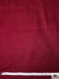Italian Ottoman-Like Burnout Velvet - Burgundy