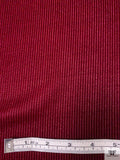 Italian Ottoman-Like Burnout Velvet - Burgundy
