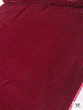 Italian Ottoman-Like Burnout Velvet - Burgundy
