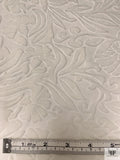 Floral Burnout Velvet - Off-White