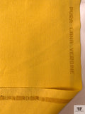 Italian Solid Double Wool Crepe - Yellow