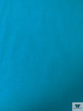 Italian Solid Double Wool Crepe - Turquoise Blue