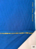 Italian Solid Double Wool Crepe - Blue