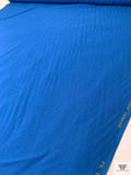 Italian Solid Double Wool Crepe - Blue