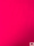 Italian Solid Double Wool Crepe - Hot Pink