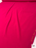 Italian Solid Double Wool Crepe - Hot Pink