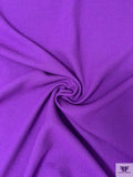 Italian Solid Double Wool Crepe - Amethyst Purple
