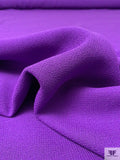 Italian Solid Double Wool Crepe - Amethyst Purple