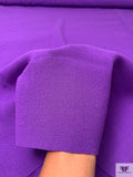 Italian Solid Double Wool Crepe - Amethyst Purple