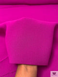 Italian Solid Double Wool Crepe - Orchid Magenta