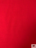 Italian Solid Double Wool Crepe - Dark Red