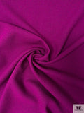 Italian Solid Double Wool Crepe - Grape Purple