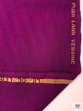 Italian Solid Double Wool Crepe - Grape Purple