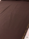 Italian Solid Double Wool Crepe - Brown