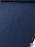 Italian Solid Double Wool Crepe - Dark Navy