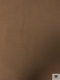 Italian Solid Double Wool Crepe - Mocha Brown