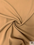 Italian Solid Double Wool Crepe - Tan