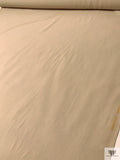 Italian Solid Double Wool Crepe - Beige